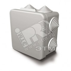 Коробка распределительная 80х80х55 с отверстиями IP54