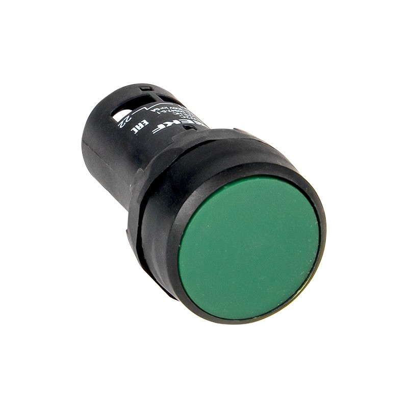 Кнопка SW2C-11 возвратная зеленая NO+NC