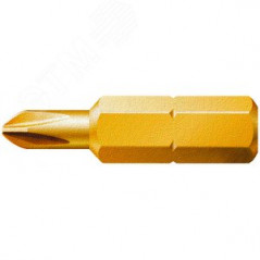 Бита 851/1 RDC PH алмазное покрытие узкий стержень для саморезов для гипсокартона хвостовик 1/4 C 6.3 PH 2 x 25 мм