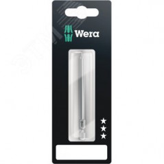 Бита 855/4 Z PZ SB вязкая твёрдость хвостовик шестигранный 1/4 E 6.3 PZ 2X152 мм с держателем-евросл