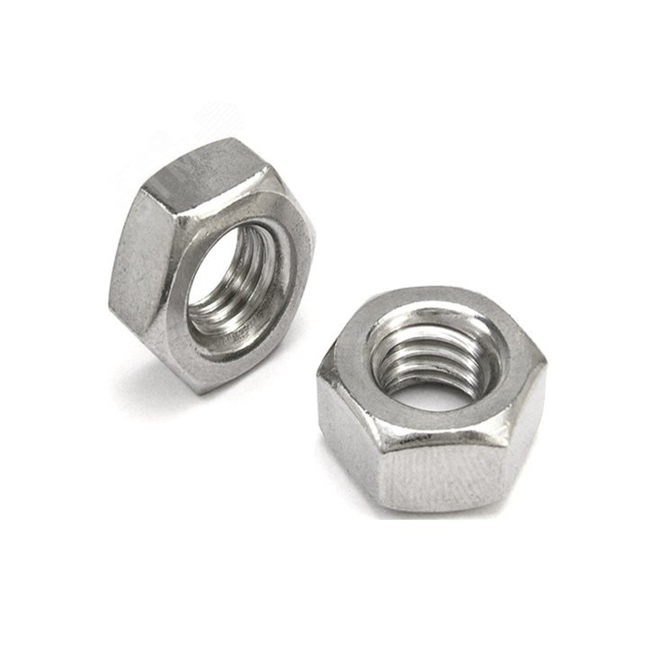 Гайка DIN934 М8 класс прочности 6.0 покрытие цинк 100 шт