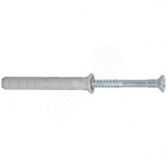 Дюбель-гвоздь 8х120/80 N S потайной бортик, нейлон (50шт)
