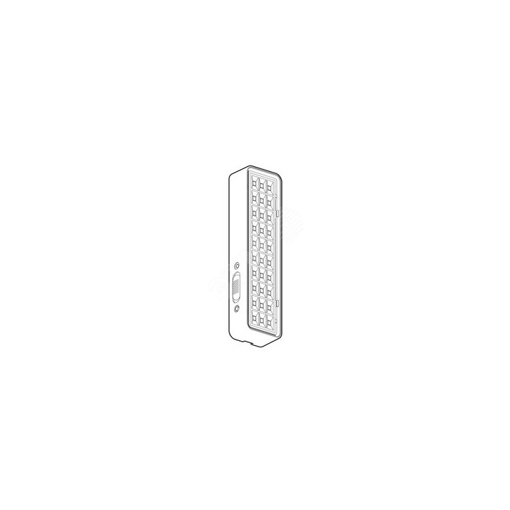 Светильник светодиодный аварийный непостоянный DBA-101-0-20 30LED 5ч IP20 (40/3360)