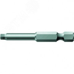 Бита 868/4 Z Robertson под внутренний квадрат вязкая твердость хвостовик 1/4 E 6.3 № 2X70 мм