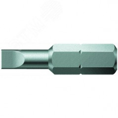 Бита шлицевая 800/1 Z SL вязкая твердость хвостовик 1/4 C 6.3 1X5.5X25 мм