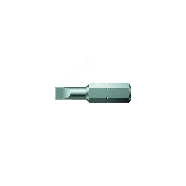 Бита шлицевая 800/1 Z SL вязкая твердость хвостовик 1/4 C 6.3 1X5.5X25 мм