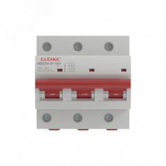 Выключатель автоматический модульный YON max типа MD125H, 10кА, 3 полюса, хар-ка C, 63А