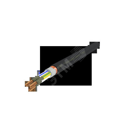 Кабель силовой ВВГЭнг(А)-FRLS 3х25.0 мк(N.PE)-0.66 Ч. бар