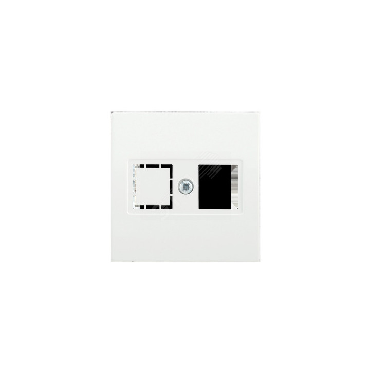 Накладка компьютерная RJ45 Cat5e/6 BOLERO белый Накладка компьютерная RJ45 Cat5e/6 BOLERO белый