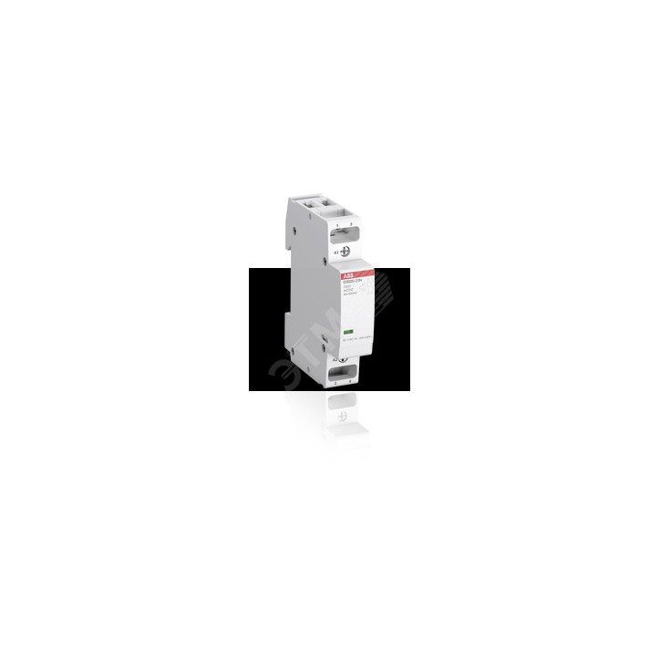 Контактор ESB20-11N-06 модульный (20А АС-1, 1НО+1НЗ), катушка 230В AC/DC