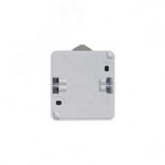 ЭТЮД Выключатель двухклавишный наружный IP44 белый