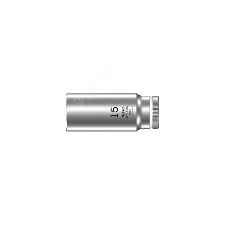 Головка торцевая шестигранная 8790 HMA Deep DR 1/4 глубокая 15X50 мм