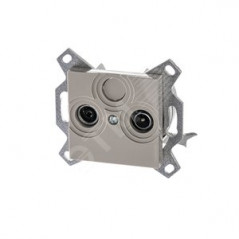 Розетка TV-R Levit оконечная кофе макиато