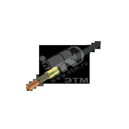 Кабель силовой ППГнг(А)-FRHF 1х25мк(PE)-0.66 многопроволочный желто-зеленый (барабан)