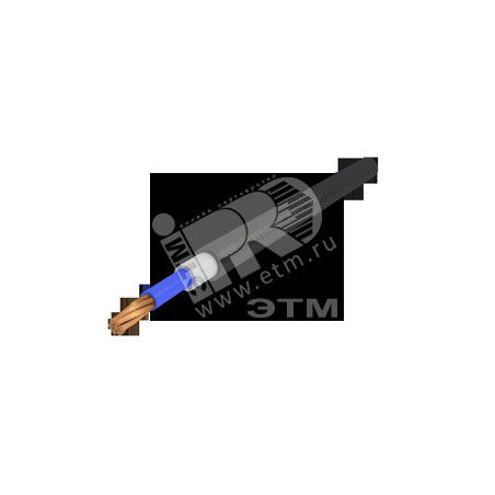 Кабель силовой ППГнг(А)-HF 1х50мк (N)-1 многопроволочный синий (барабан)