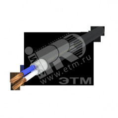 Кабель силовой ППГнг(А)-HF 2х50мк (N)-0.66 многопроволочный черный (барабан)