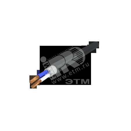 Кабель силовой ППГнг(А)-HF 2х25мк (N)-1 многопроволочный черный (барабан)