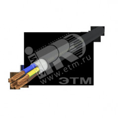 Кабель силовой ППГнг(А)-HF 5х35мк (N.PE)-0.66 многопроволочный черный (барабан)