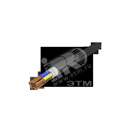 Кабель силовой ППГнг(А)-HF 5х35мк (N.PE)-0.66 многопроволочный черный (барабан)