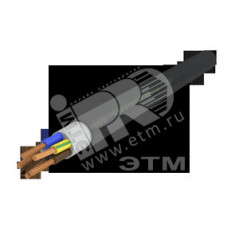 Кабель силовой ППГнг(А)-HF 5х35ок(N.PE)-1 однопроволочный черный (барабан)