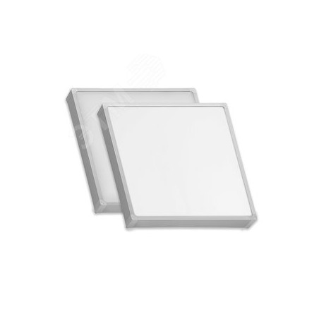 Светильник светодиодный ДВО/ДПО-32w 4000лм 6500К opal-sand IP40 HIGHTECH
