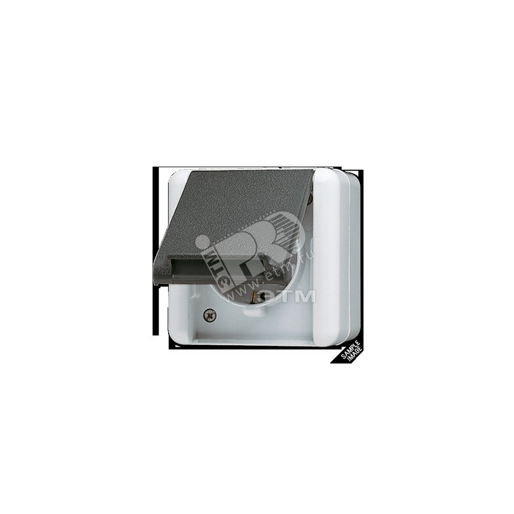 Розетка штепсельная SCHUKO 16А 250V с защитой от детей накладная IP44