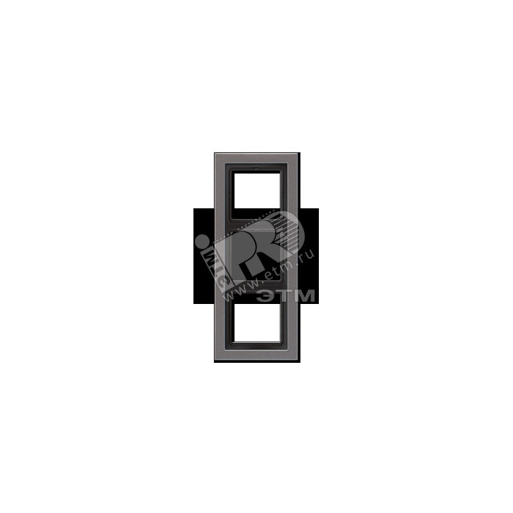 Рамка 3-я для горизонтальной/вертикальной установки Серия- LS-Design Материал- металл Цвет- антрацит