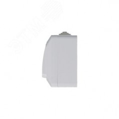 ЭТЮД Выключатель двухклавишный наружный IP44 белый