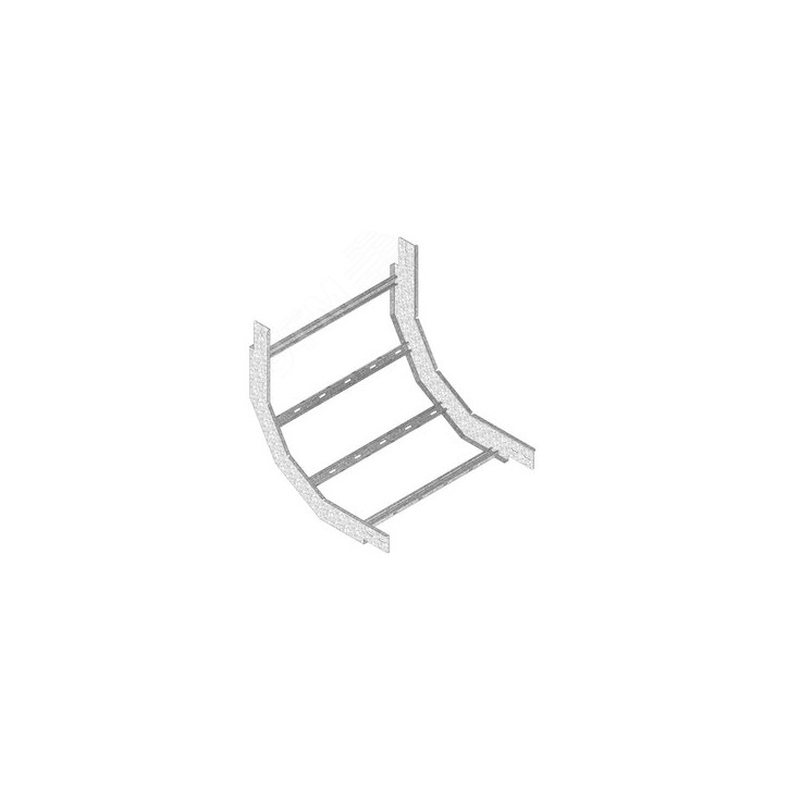 Угол вертикальный внутренний 90 градусов для лотков KLL, высота - 60 мм, ширина - 441 мм, кратность - 1шт, PE - Сталь с порошков