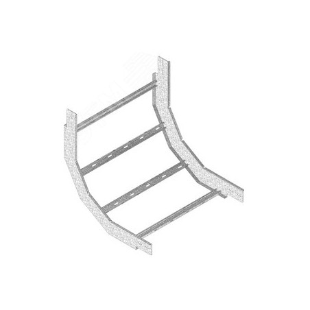 Угол вертикальный внутренний 90 градусов для лотков KLL, высота - 85 мм, ширина - 398 мм, кратность - 1шт, PE - Сталь с порошков