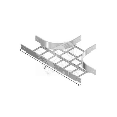 Ответвитель Т-образный, высота - 150 мм, ширина - 308 мм, кратность - 1шт, PE - Сталь с порошковым покрытием (окрашенная)