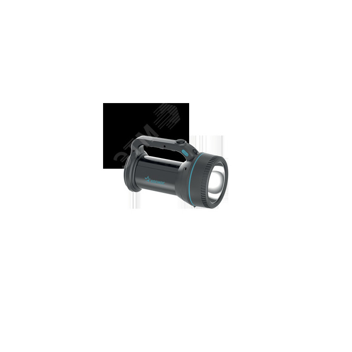 Фонарь-прожектор аккумуляторный, 7W LED, аккум. 3,7V 3,6 ah, 420Лм - 6 часов, 125м - 24 часа
