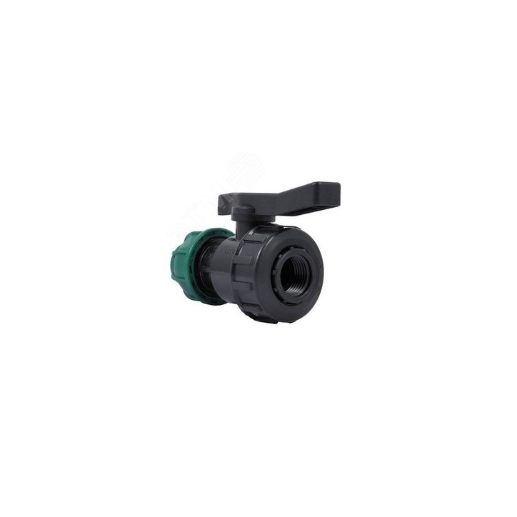 Кран ПНД шаровой разъемный ВР 20x1/2' Кран ПНД шаровой разъемный ВР 20x1/2'