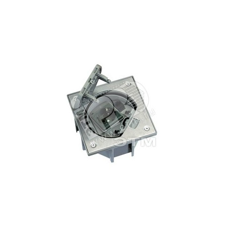 Connect Влагостойкая основа IP66 с розеткой с заземлением К45 и коннектором RJ45 катег.5e UTP сталь