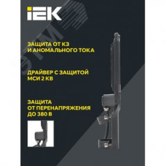 Светильник LED ДКУ 1013-30Д 5000К IP65 IEK
