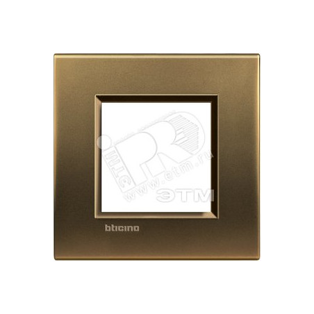 LivingLight Рамка прямоугольная, 1 пост, цвет Бронза
