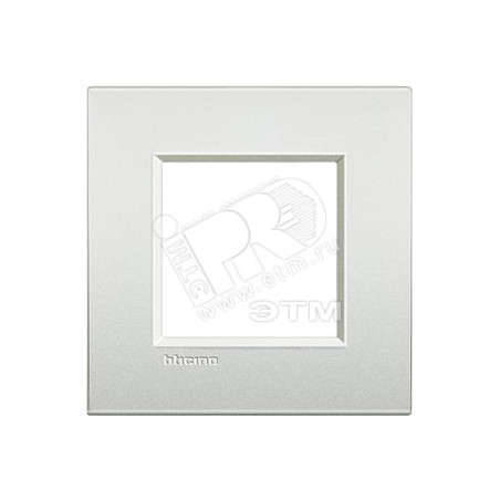 LivingLight Рамка AIR 1 пост, цвет Белый жемчуг
