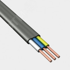 Кабель силовой ВВГнг(А)-LS 3х1.5 (N.PE)-0.660 плоский барабан
