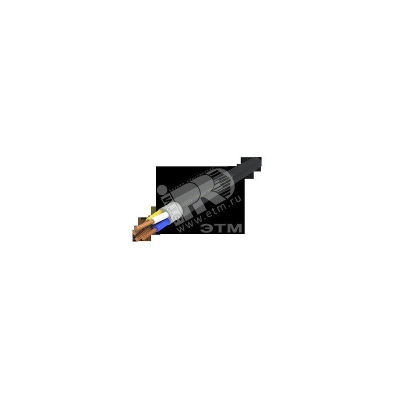 Кабель силовой ВВГнг(А)-LSLTx 4х10 (PE)-0.660 однопроволочный (барабан)