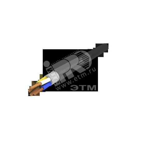 Кабель силовой ВВГнг(А)-LSLTx 4х10 (PE)-0.660 однопроволочный (барабан)