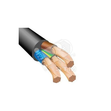 Кабель силовой ВВГнг(А)-LSLTx 3х4-1 однопроволочный (бухта)