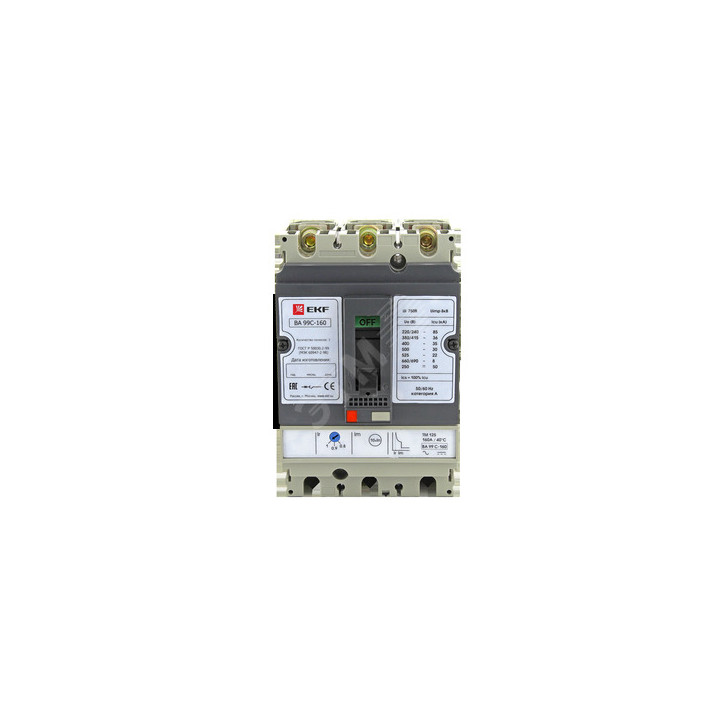 Автоматический выключатель ВА-99C (Compact NS) 160/16А 3P 36кА EKF