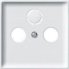 Sys D Накладка для розетки телевизионной TV/FM белая