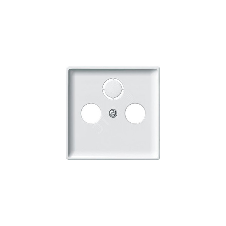 Sys D Накладка для розетки телевизионной TV/FM белая