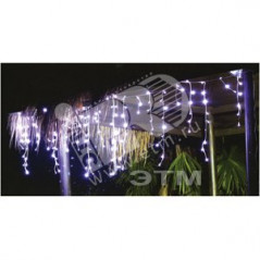 Электрогирлянда Сосульки 100LED уличная белая