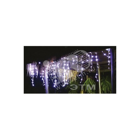 Электрогирлянда Сосульки 100LED уличная белая