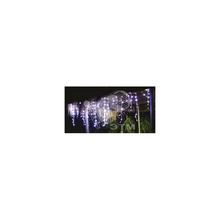 Электрогирлянда Сосульки 100LED уличная белая