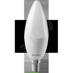 Лампа светодиодная LED 10вт Е14 теплый матовая свеча