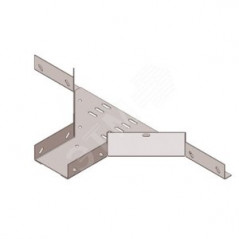 Отвод боковой лотковый замковый глухой ОБЛЗГ 50х50 УТ1,5, горячее цинкование(толщина покрытия 40 -120мкм), S1,0