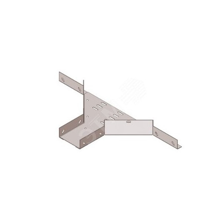 Отвод боковой лотковый замковый глухой ОБЛЗГ 50х50 УТ1,5, горячее цинкование(толщина покрытия 40 -120мкм), S1,0